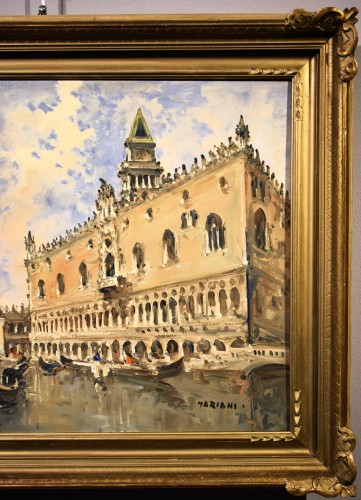 20th century - Venice, St. Mark's Basin - Early 20th-century artist